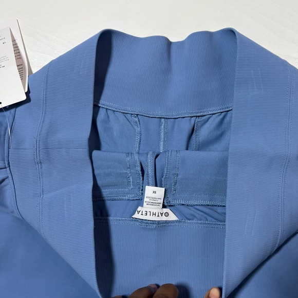 Athleta Venice Moto Jogger Womens 1X Blue Ankle Cuffed - Picture 13 of 15